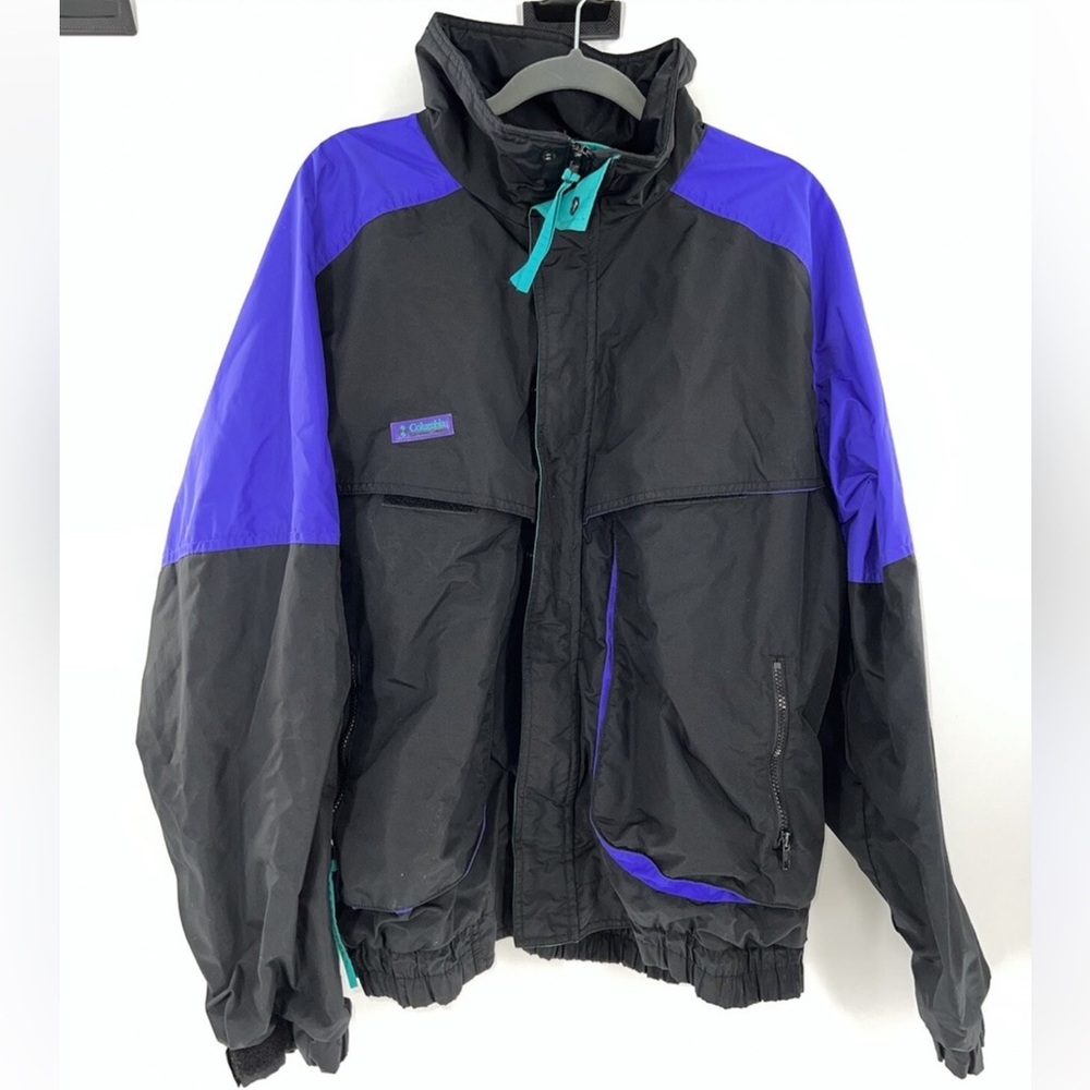 VintageJacket COLUMBIA Powder Keg Men's Black and purple